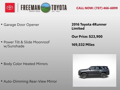 2016 Toyota 4Runner 4WD 4dr V6 Limited