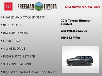 2016 Toyota 4Runner 4WD 4dr V6 Limited