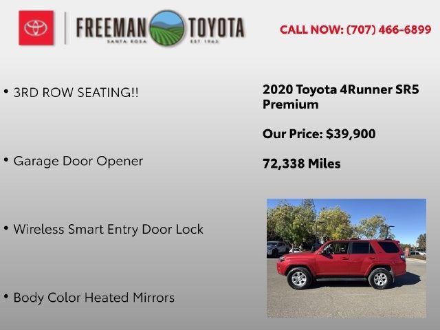 2020 Toyota 4Runner SR5 4WD