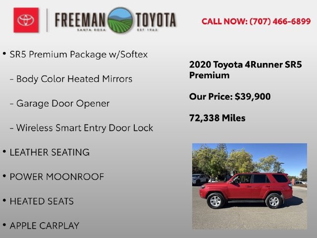 2020 Toyota 4Runner SR5 4WD