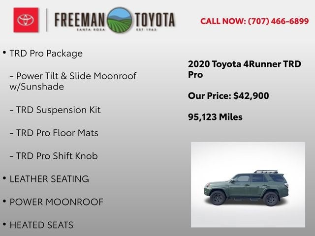 2020 Toyota 4Runner SR5 4WD