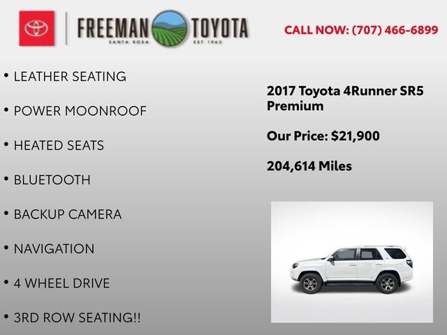 2017 Toyota 4Runner SR5 4WD