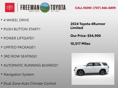2024 Toyota 4Runner Limited 4WD
