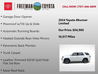 2024 Toyota 4Runner Limited 4WD