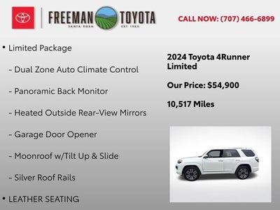 2024 Toyota 4Runner Limited 4WD