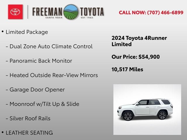 2024 Toyota 4Runner Limited 4WD