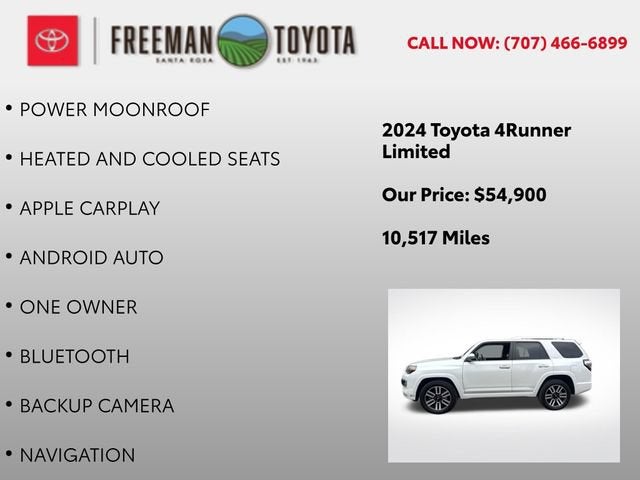 2024 Toyota 4Runner Limited 4WD