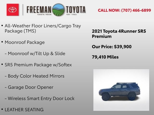 2021 Toyota 4Runner SR5 Premium 4WD