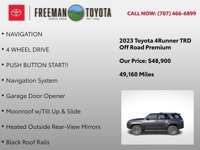 2023 Toyota 4Runner TRD Off Road Premium 4WD