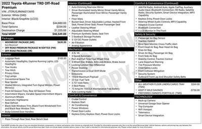 2022 Toyota 4Runner TRD Off Road Premium 4WD