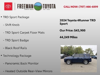 2024 Toyota 4Runner TRD Sport 4WD