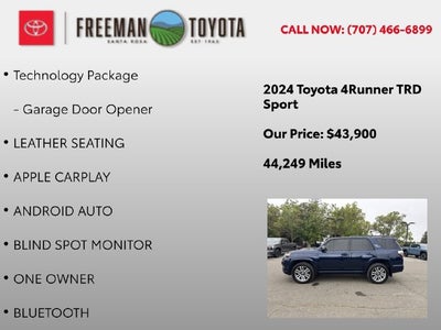 2024 Toyota 4Runner TRD Sport 4WD