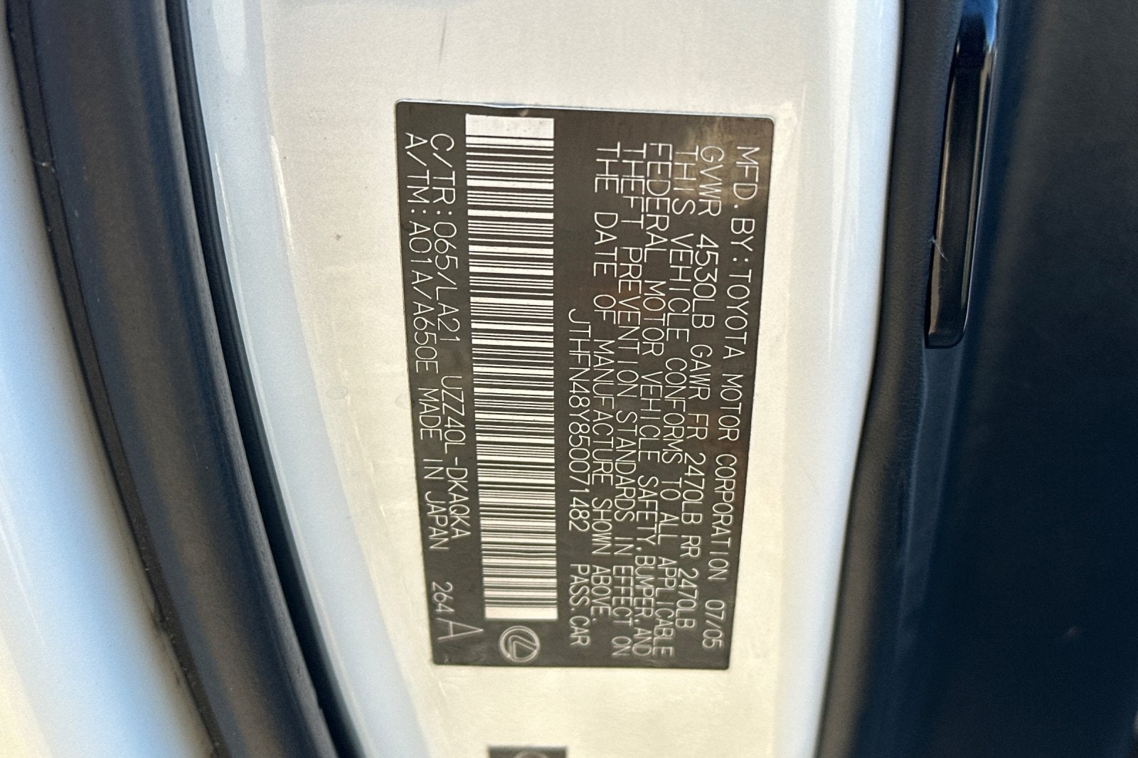 2005 Lexus SC 430 2dr Convertible