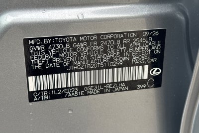 2026 Lexus IS IS 350 F SPORT RWD