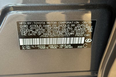 2026 Lexus IS IS 350 F SPORT RWD
