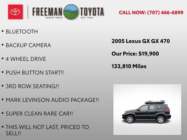 2005 Lexus GX 470 4dr SUV 4WD