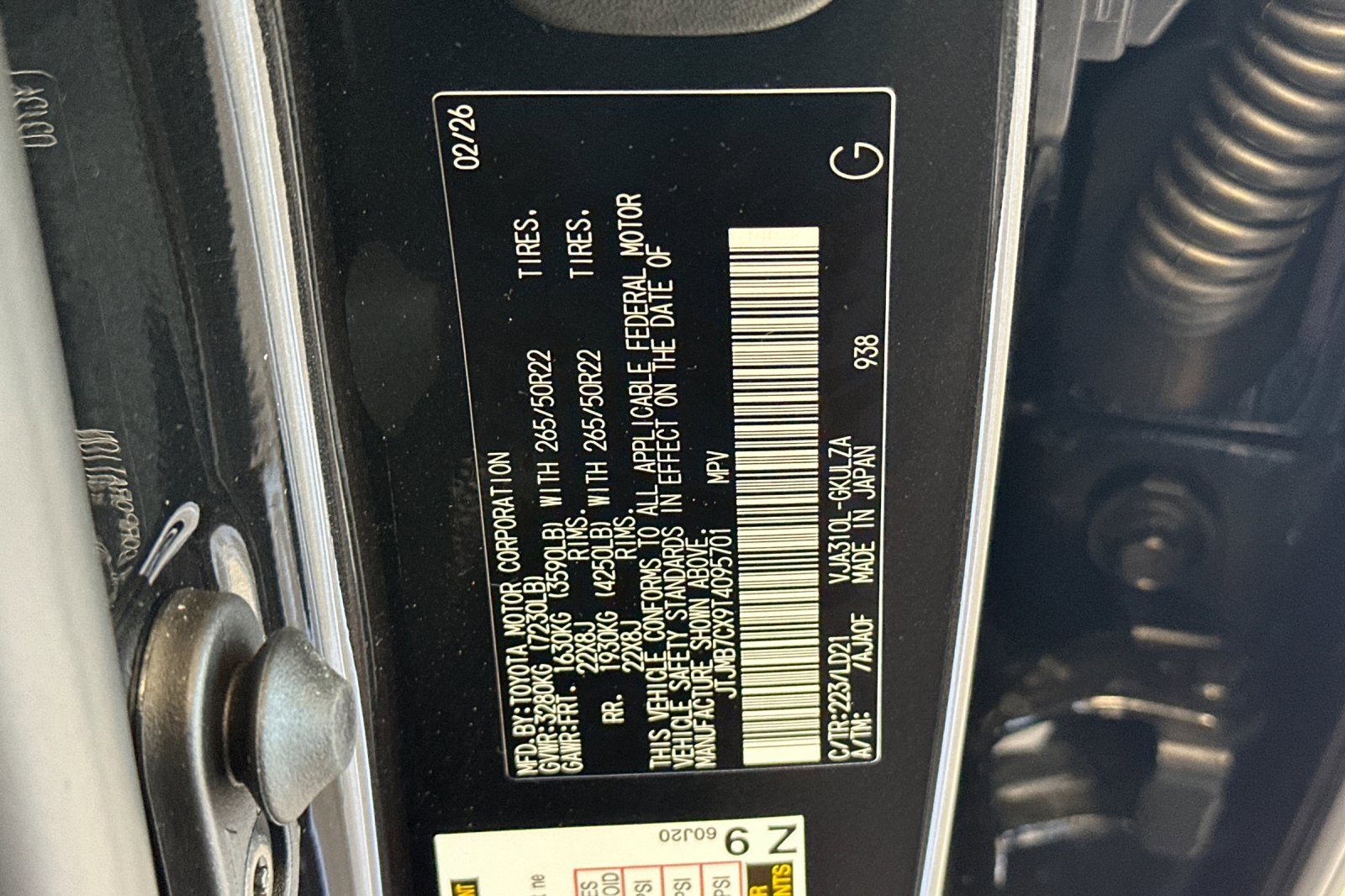 2026 Lexus LX LX 600 F SPORT Handling 4WD