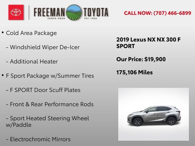 2019 Lexus NX NX 300 FWD