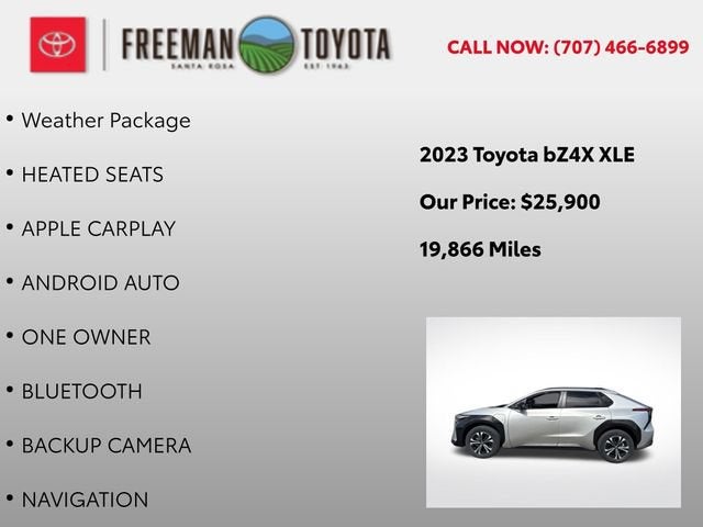 2023 Toyota bZ4X XLE FWD