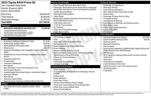 2024 Toyota RAV4 Prime SE