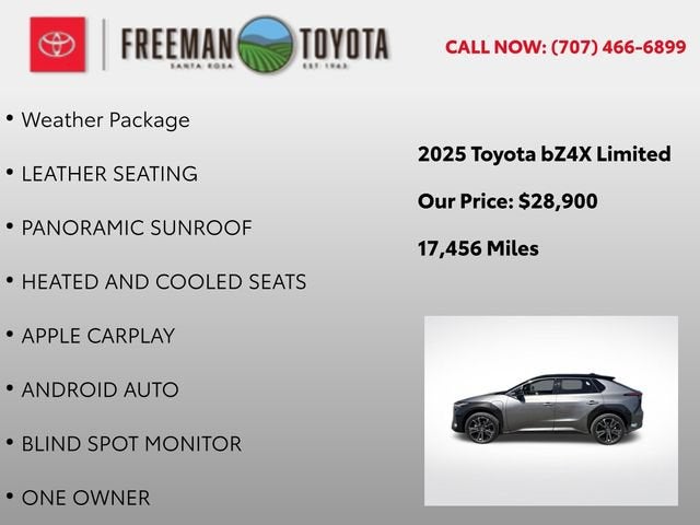 2025 Toyota bZ4X XLE AWD