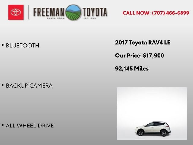 2017 Toyota RAV4 LE AWD