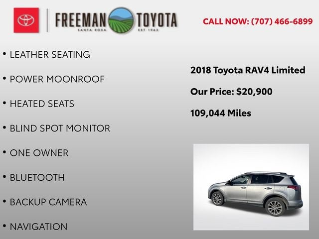 2018 Toyota RAV4 Limited AWD