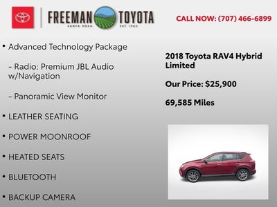 2018 Toyota RAV4 Hybrid Limited AWD