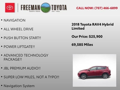 2018 Toyota RAV4 Hybrid Limited AWD