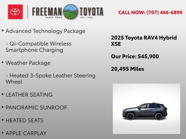 2025 Toyota RAV4 Hybrid XSE AWD