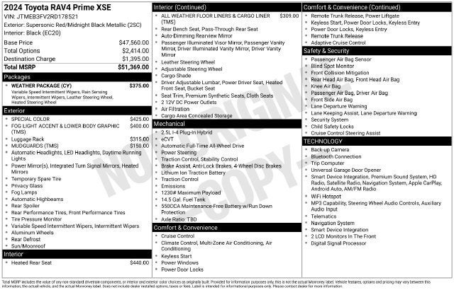 2024 Toyota RAV4 Prime XSE