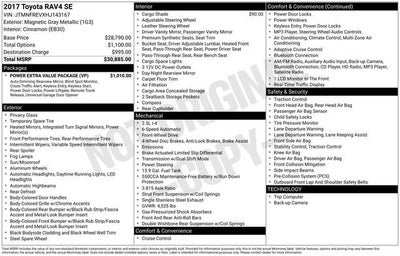 2017 Toyota RAV4 SE FWD