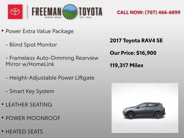 2017 Toyota RAV4 SE FWD