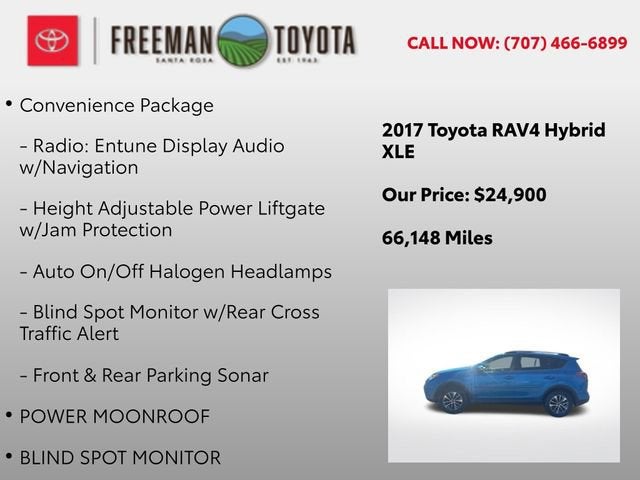 2017 Toyota RAV4 Hybrid XLE AWD