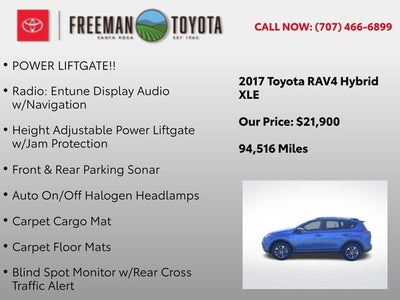 2017 Toyota RAV4 Hybrid XLE AWD