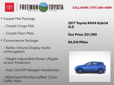 2017 Toyota RAV4 Hybrid XLE AWD