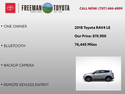 2018 Toyota RAV4 LE FWD