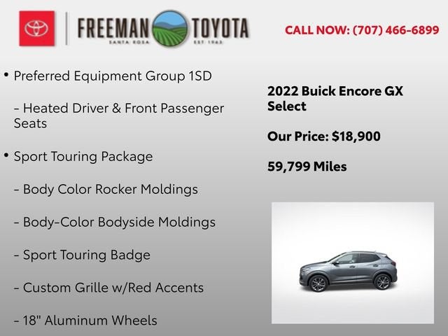 2022 Buick Encore GX FWD 4dr Select