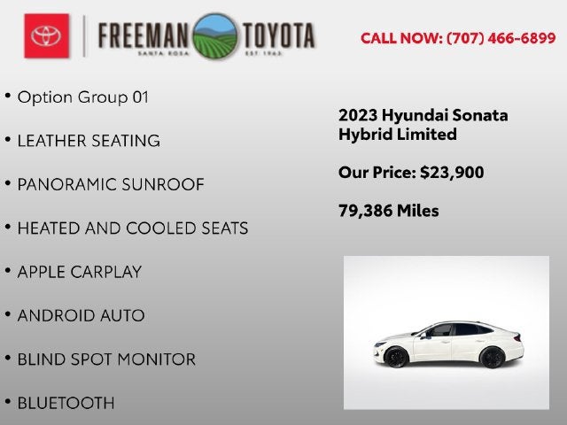 2023 Hyundai Sonata Hybrid Limited 2.0L