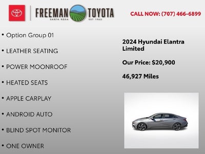 2024 Hyundai Elantra Limited IVT