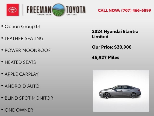 2024 Hyundai Elantra Limited IVT