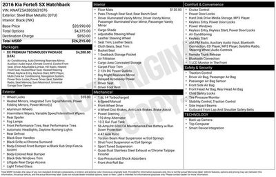 2016 Kia Forte 5-Door 5dr HB Man SX