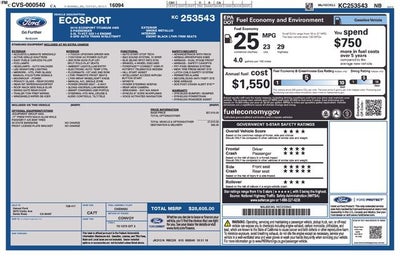 2019 Ford EcoSport Titanium 4WD