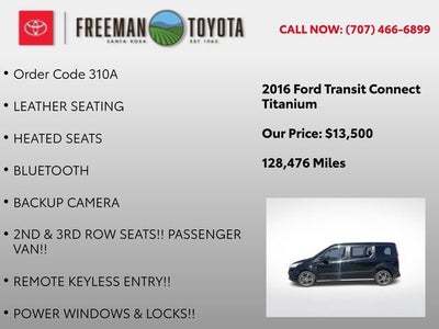 2016 Ford Transit Connect Wagon 4dr Wgn LWB Titanium w/Rear Liftgate