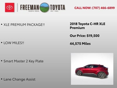 2018 Toyota C-HR XLE Premium FWD