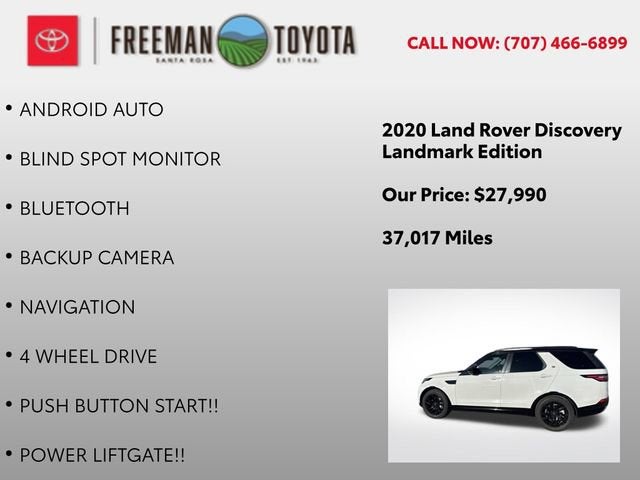 2020 Land Rover Discovery Landmark Edition V6 Supercharged