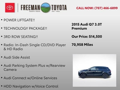 2015 Audi Q7 quattro 4dr 3.0T Premium