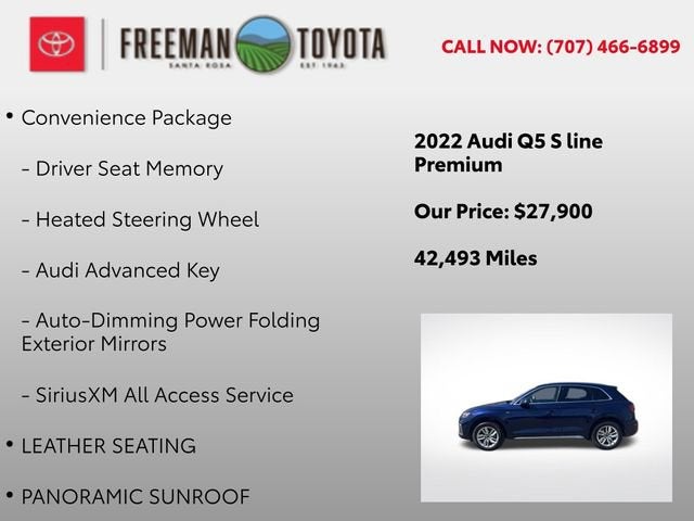 2022 Audi Q5 S line Premium 45 TFSI quattro