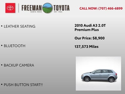 2010 Audi A3 4dr HB S tronic FrontTrak PZEV 2.0T Premium Plus