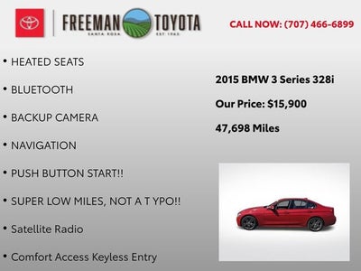2015 BMW 3 Series 4dr Sdn 328i RWD SULEV